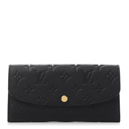 Louis Vuitton Empreinte Emilie Wallet Black Dune 1 of 10