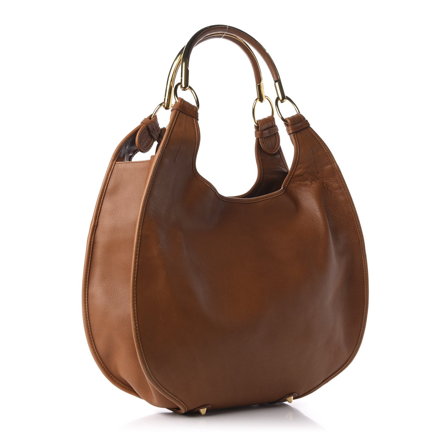 Calfskin 61 Tote Brandy