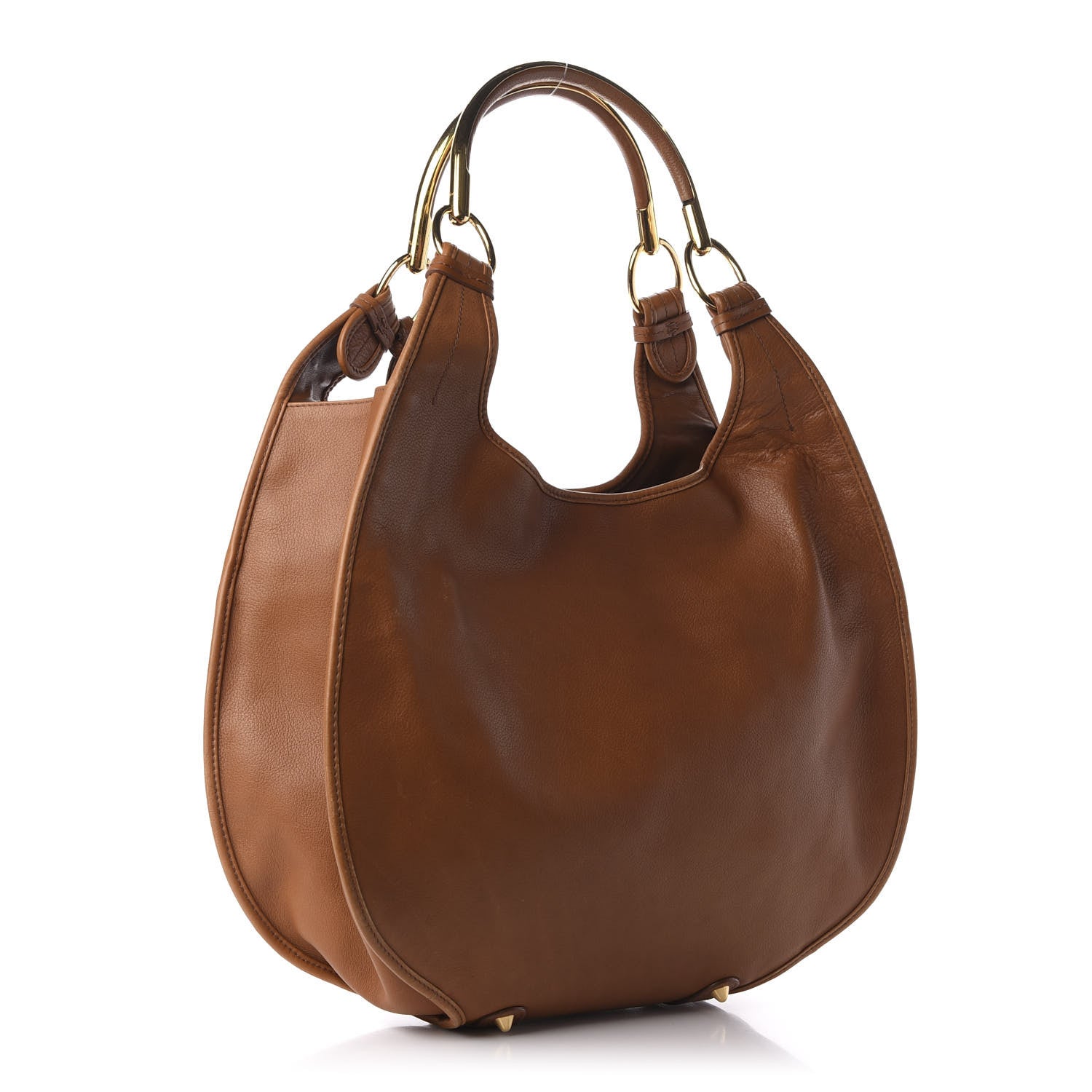 Christian Dior Calfskin 61 Tote Brandy 3 of 13