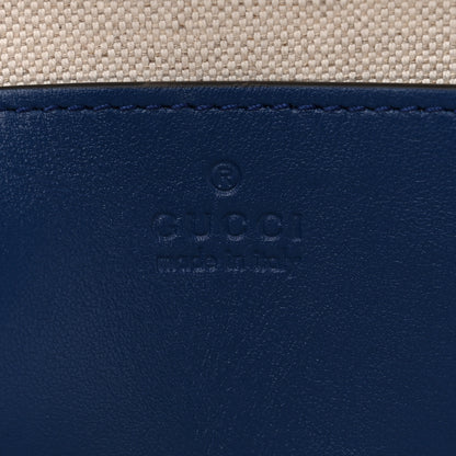 Gucci Calfskin GG Tennis Embossed Sling Backpack Blue 6 of 10
