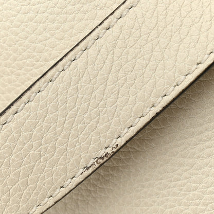 Gucci Grained Calfskin Logo Half Moon Hobo White 11 of 13