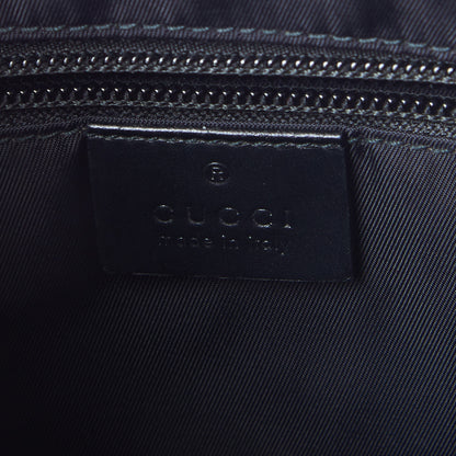 Gucci GG Supreme Monogram Web Messenger Bag Black 8 of 9