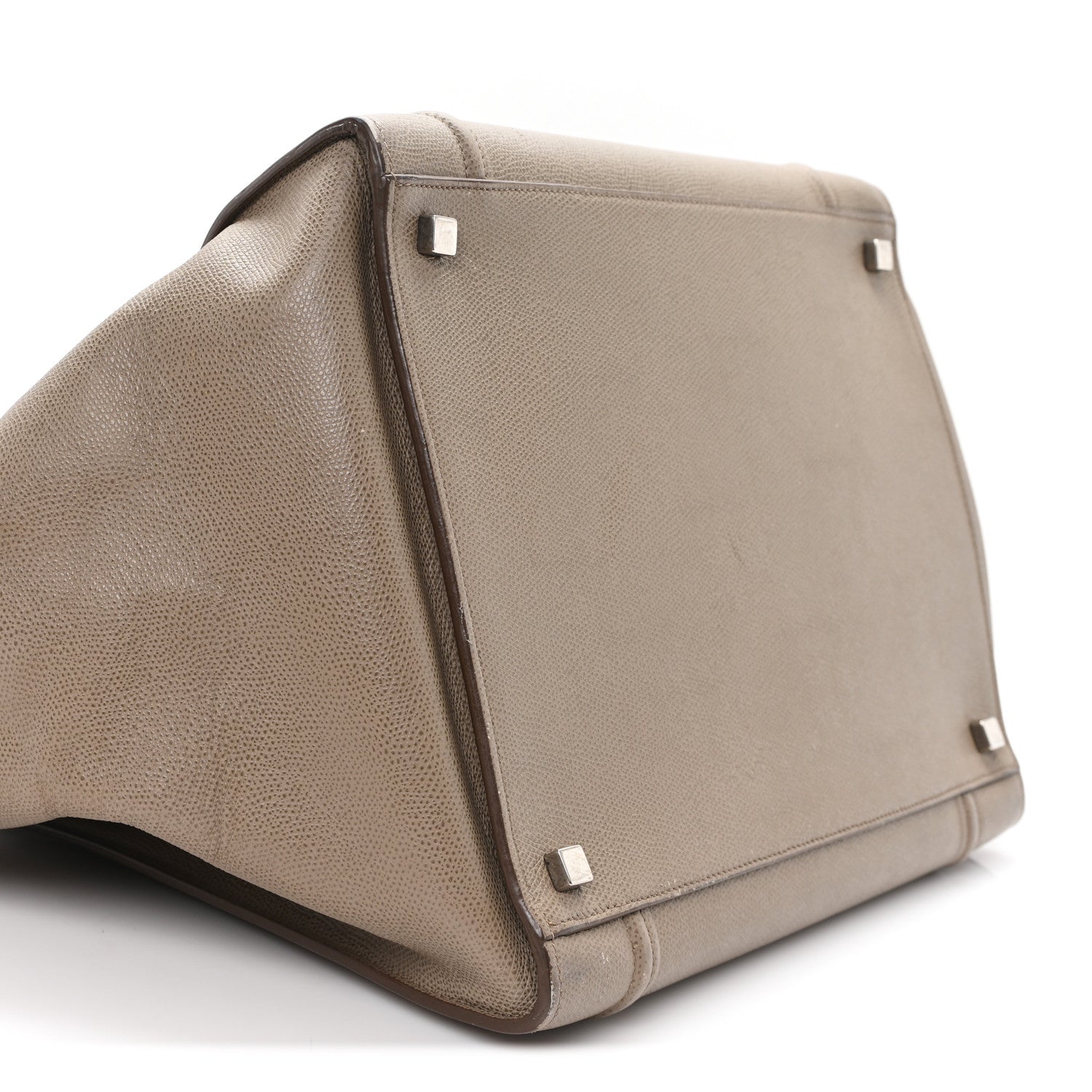 Celine Grained Calfskin Medium Phantom Luggage Taupe 8 of 11