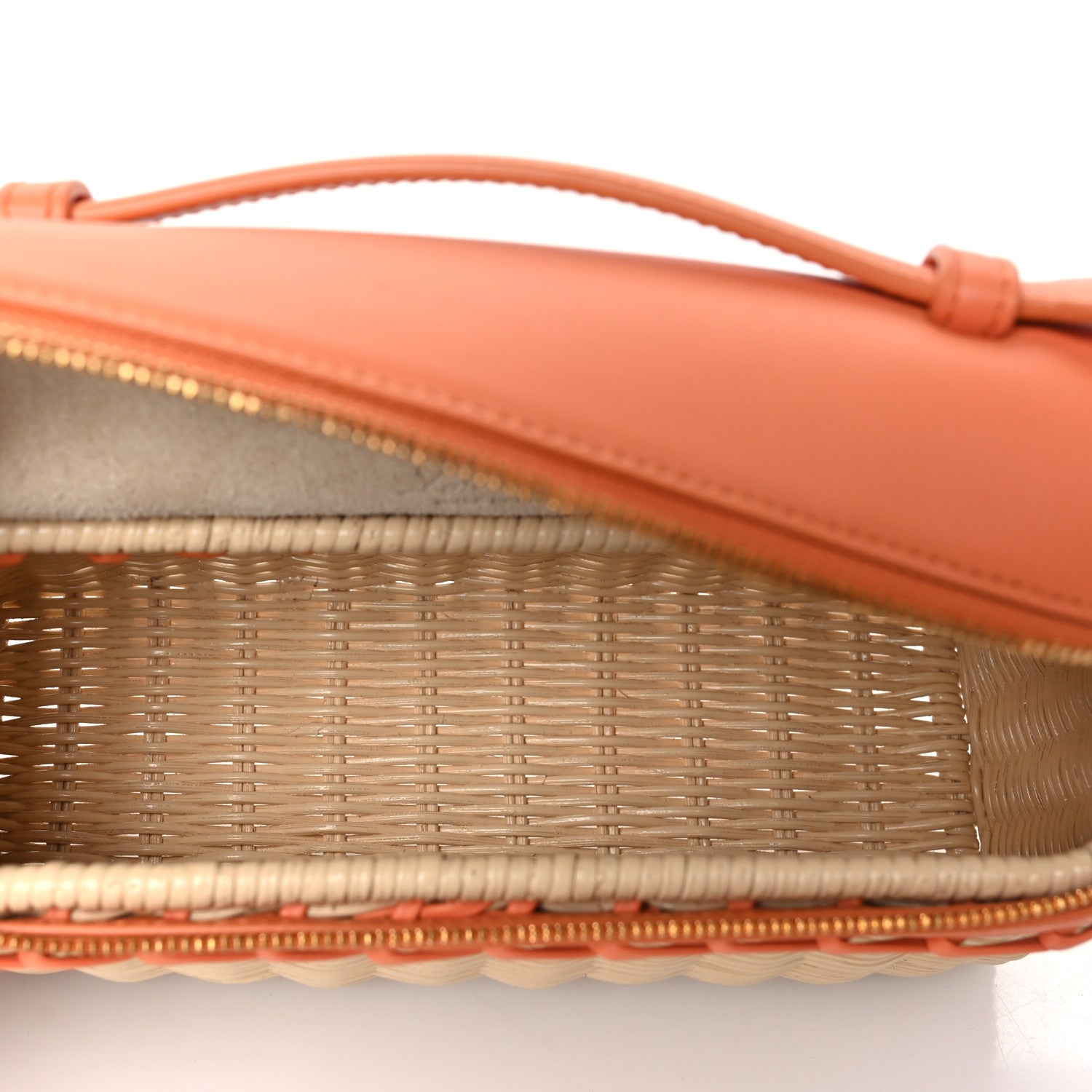 Loro Piana Wicker Calfskin L19 Extra Pocket Pouch Sun Kissed 5 of 10