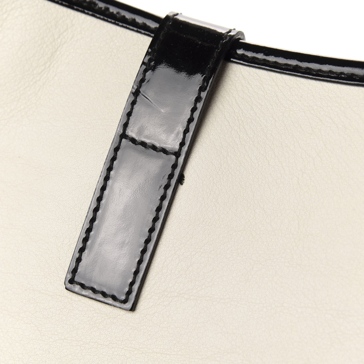 Gucci Calfskin Jackie O Hobo White Black 10 of 13