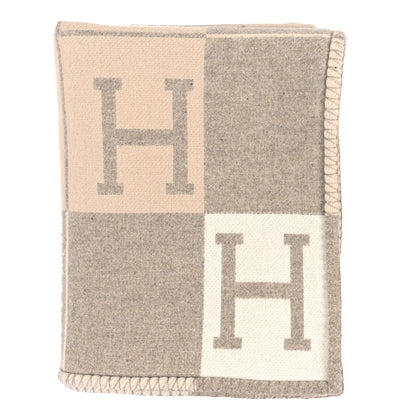 Hermes Wool Cashmere Avalon III Blanket Coco Camomille 1 of 3