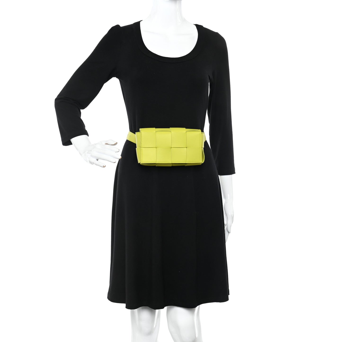 Nappa Maxi Intreccio The Belt Cassette Bag Kiwi