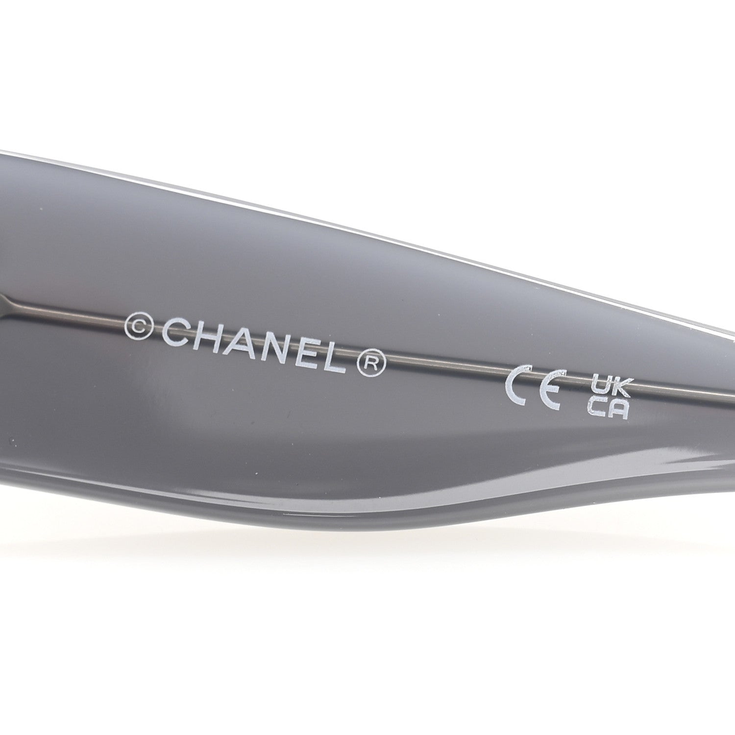 Chanel Acetate Square CC Crystal Sunglasses 71685A Grey 5 of 8