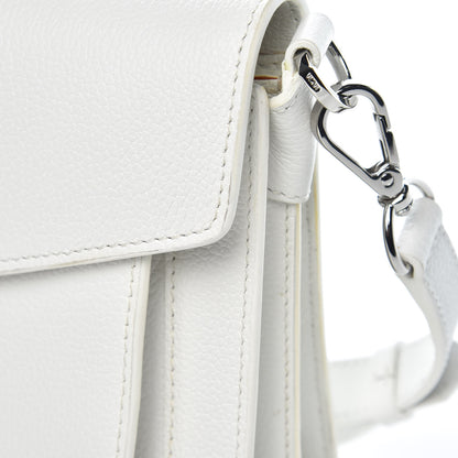 MCM Grained Calfskin Small Patricia Crossbody White 11 of 12