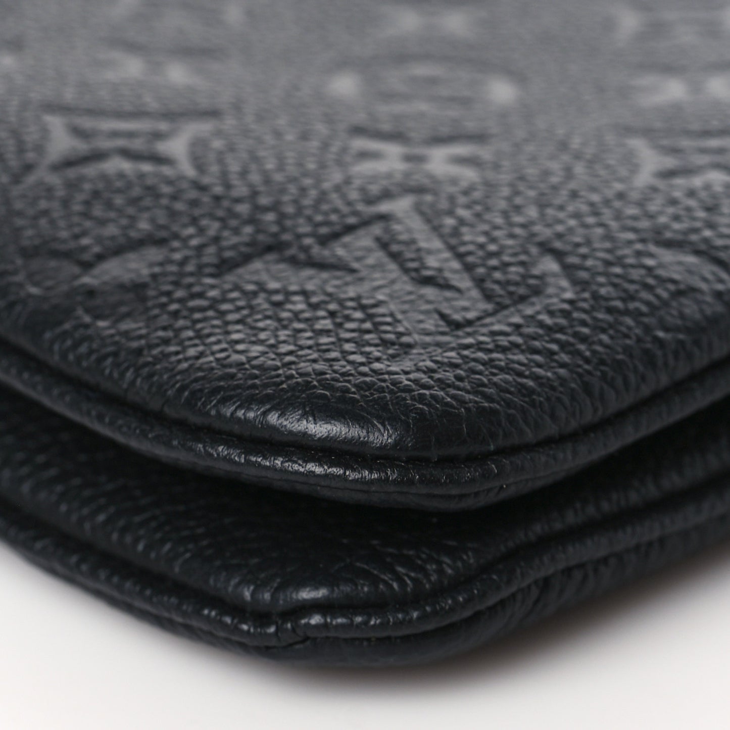Empreinte Double Zip Pochette Black