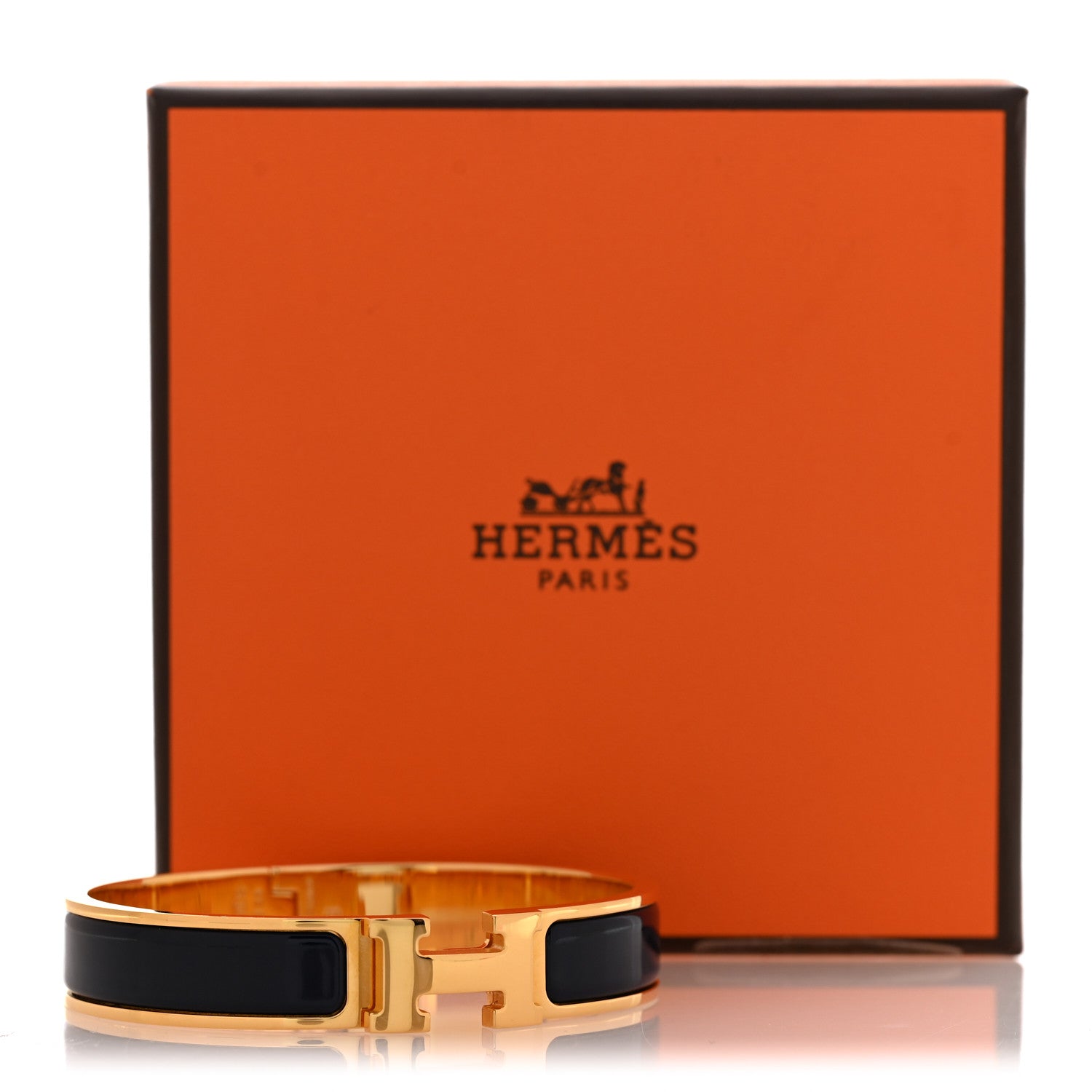 Hermes Enamel Narrow Clic Clac H Bracelet GM Ultramarine 6 of 6