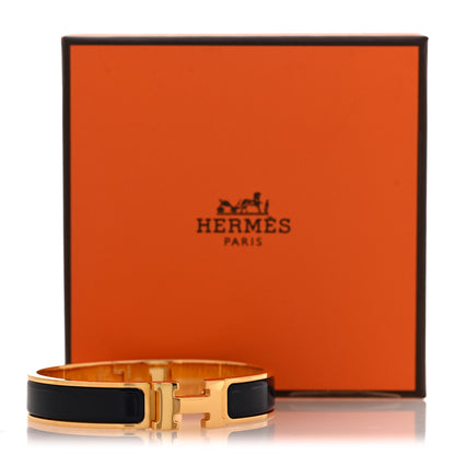 Hermes Enamel Narrow Clic Clac H Bracelet GM Ultramarine 6 of 6