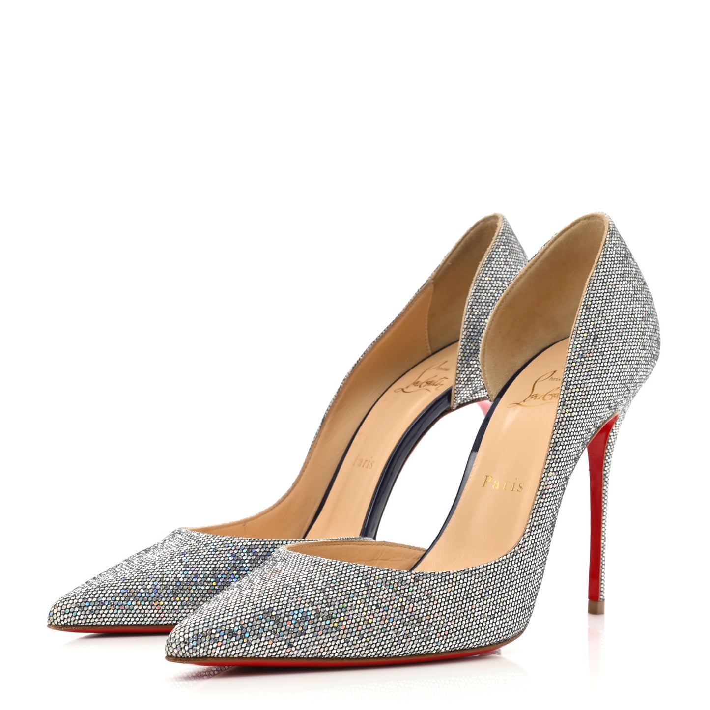 Nappa Mica Iriza 100 Pumps 40 Silver