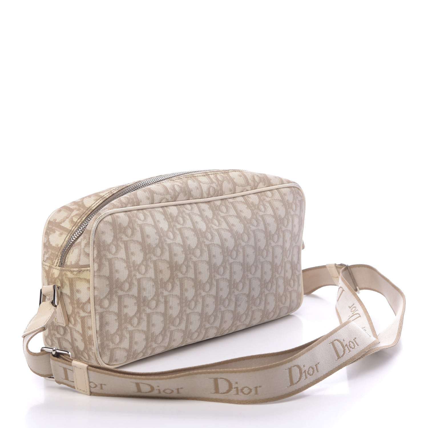 Christian Dior Monogram Vintage Flowers Crossbody Bag Beige 3 of 23