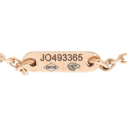 Van Cleef & Arpels 18K Rose Gold Carnelian Sweet Alhambra Bracelet 4 of 6