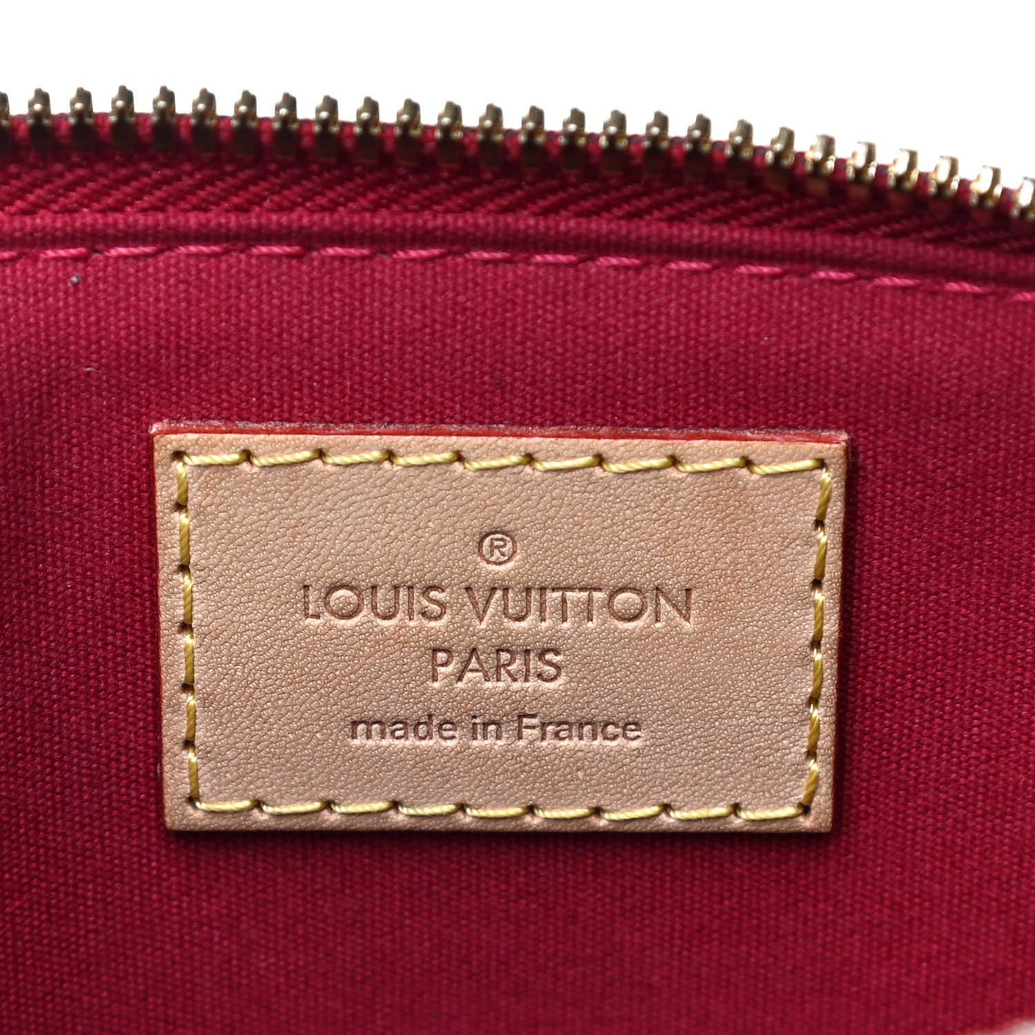 Louis Vuitton Vernis Rayures Alma BB Pomme D'Amour 6 of 11