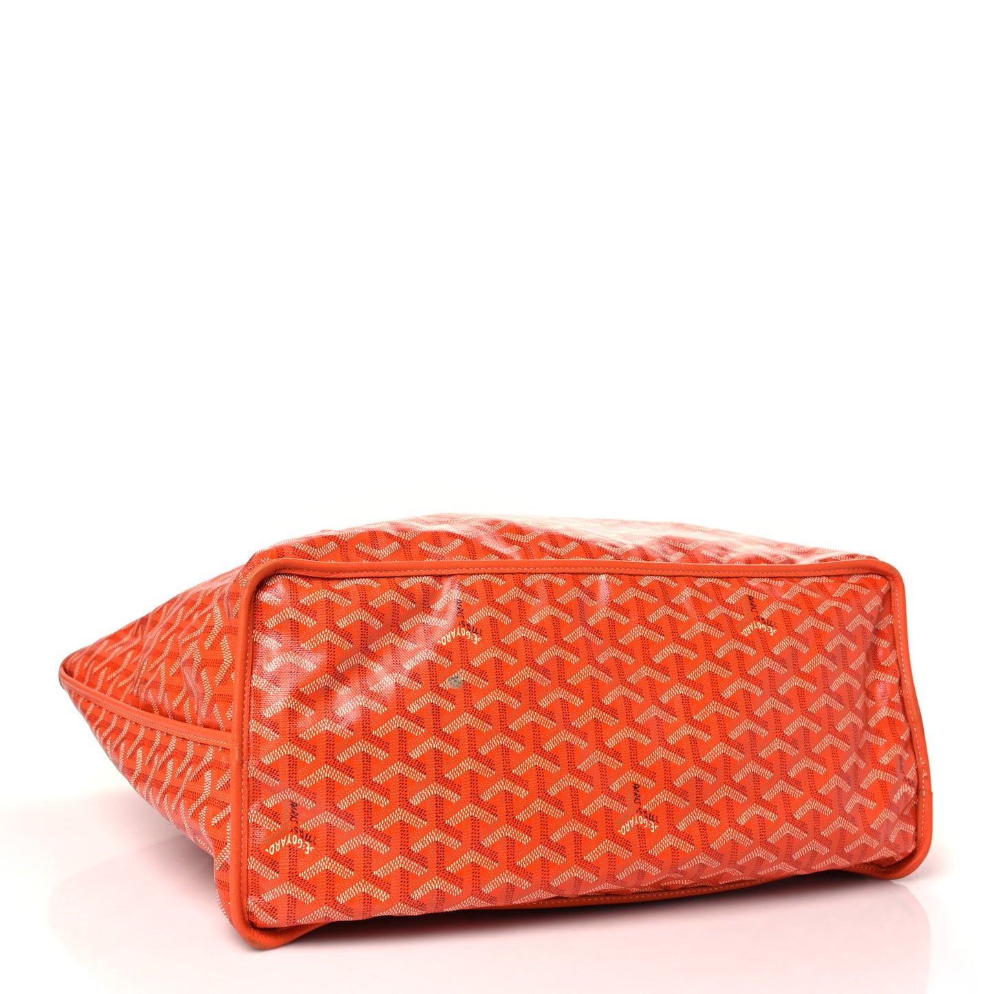 Goyardine Reversible Anjou GM Orange