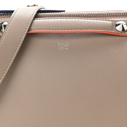 Fendi Vitello Dolce Croc Tail Medium By The Way Boston Bag Tortora Orange Pink 8 of 11