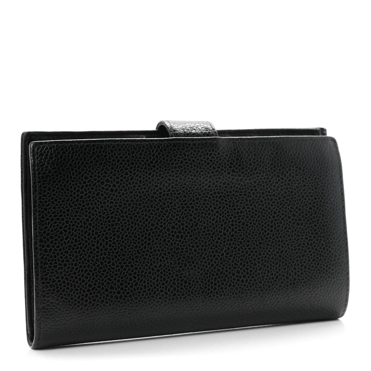 Caviar Timeless CC French Wallet Black