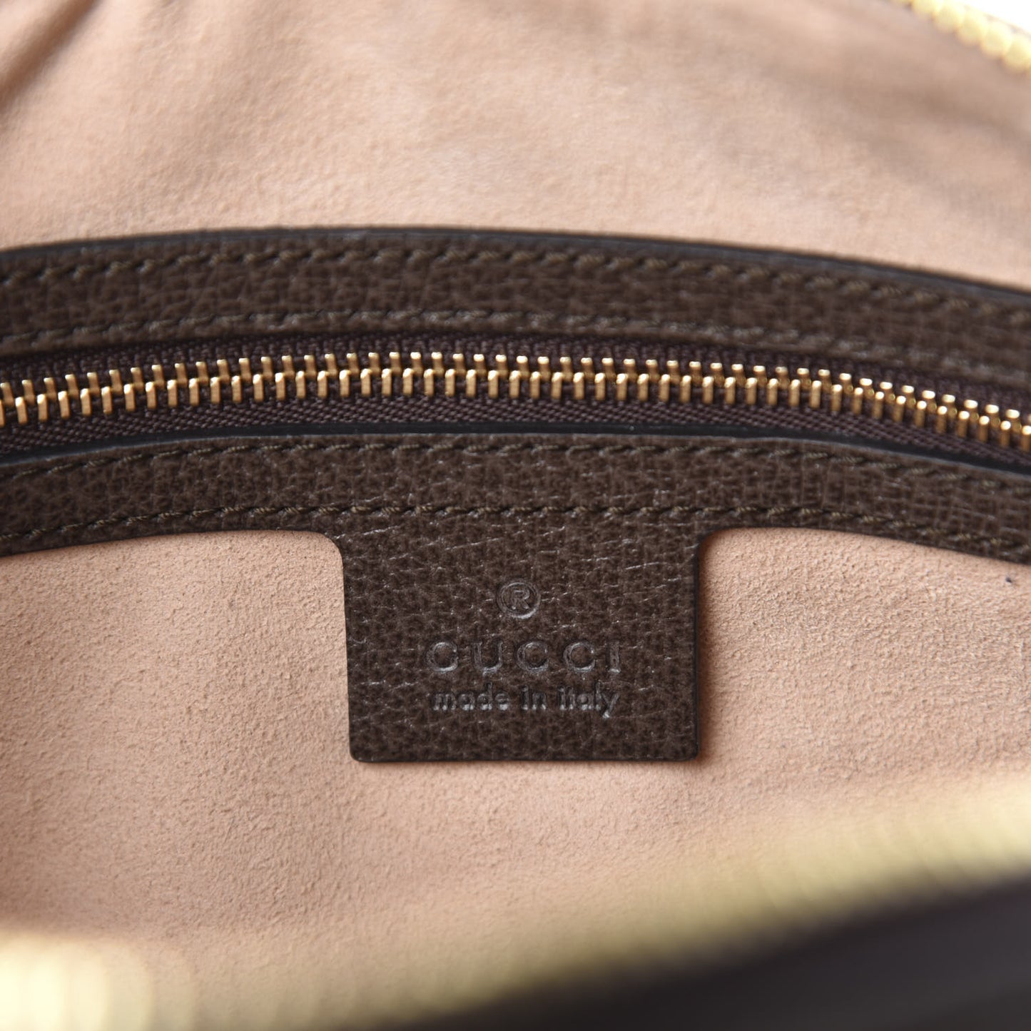 GG Supreme Monogram Bengal Small Boston Beige Pink
