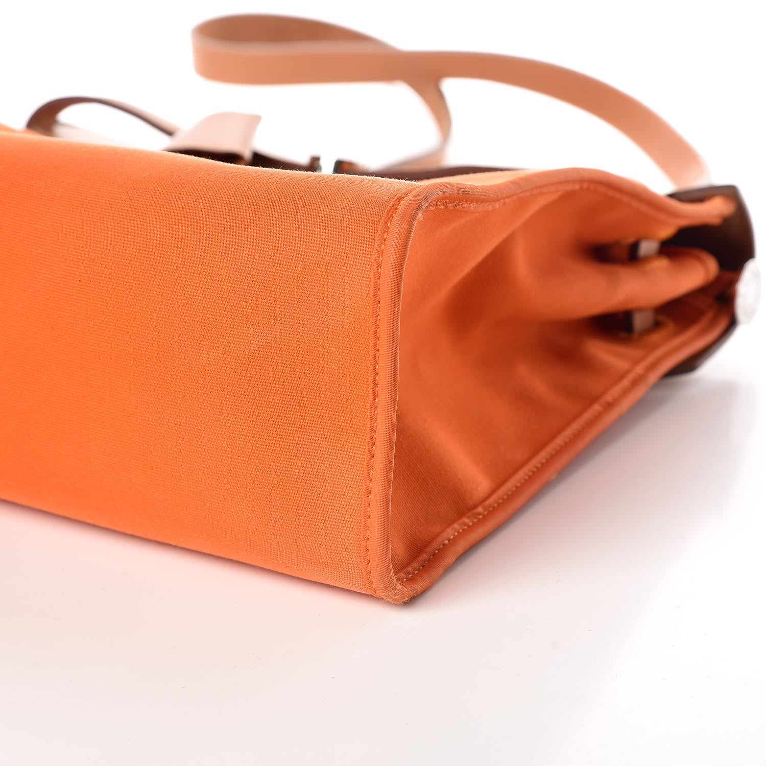 Hermes Vache Hunter Toile Herbag Zip 31 PM Orange 7 of 15