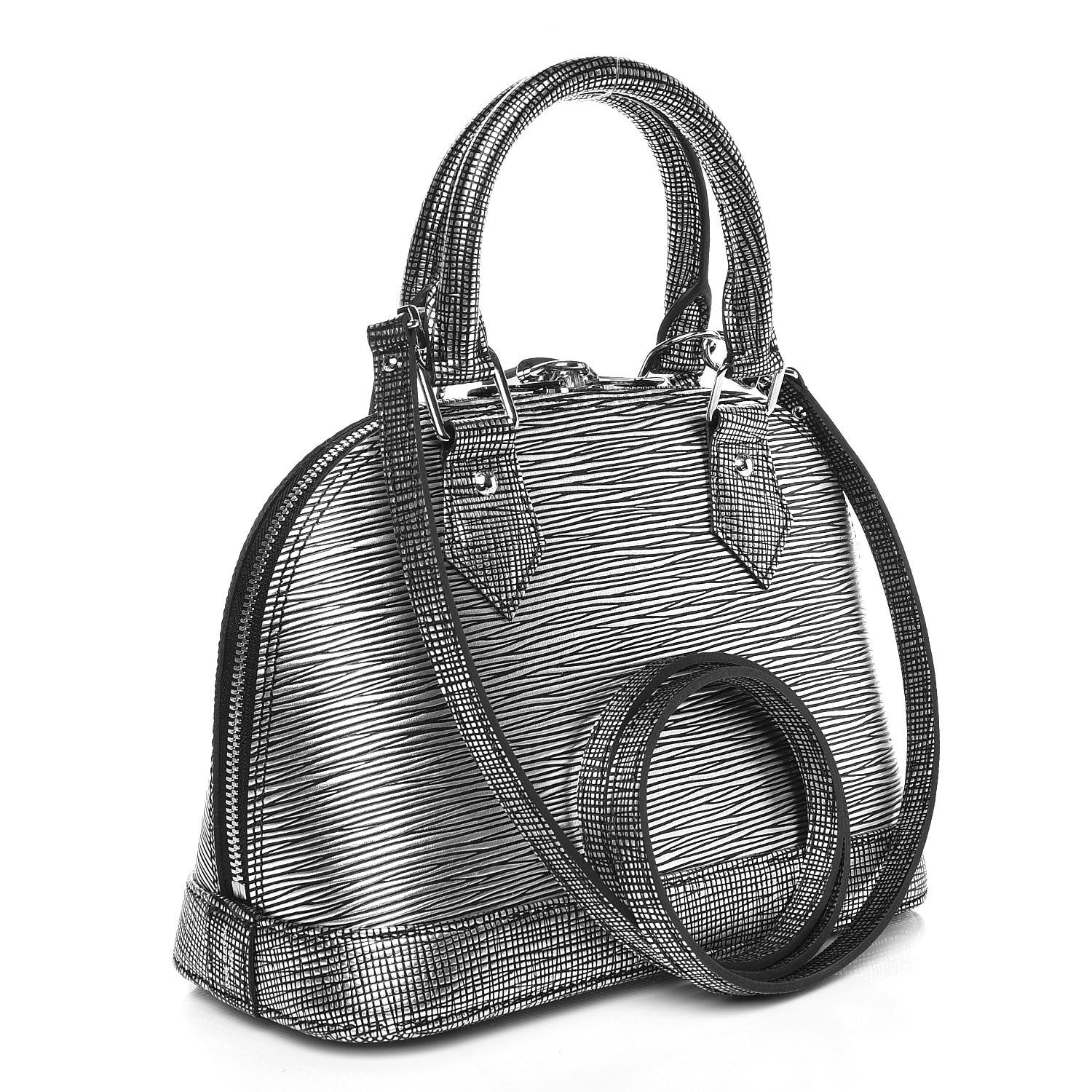 Louis Vuitton Epi Alma BB Platine 3 of 7