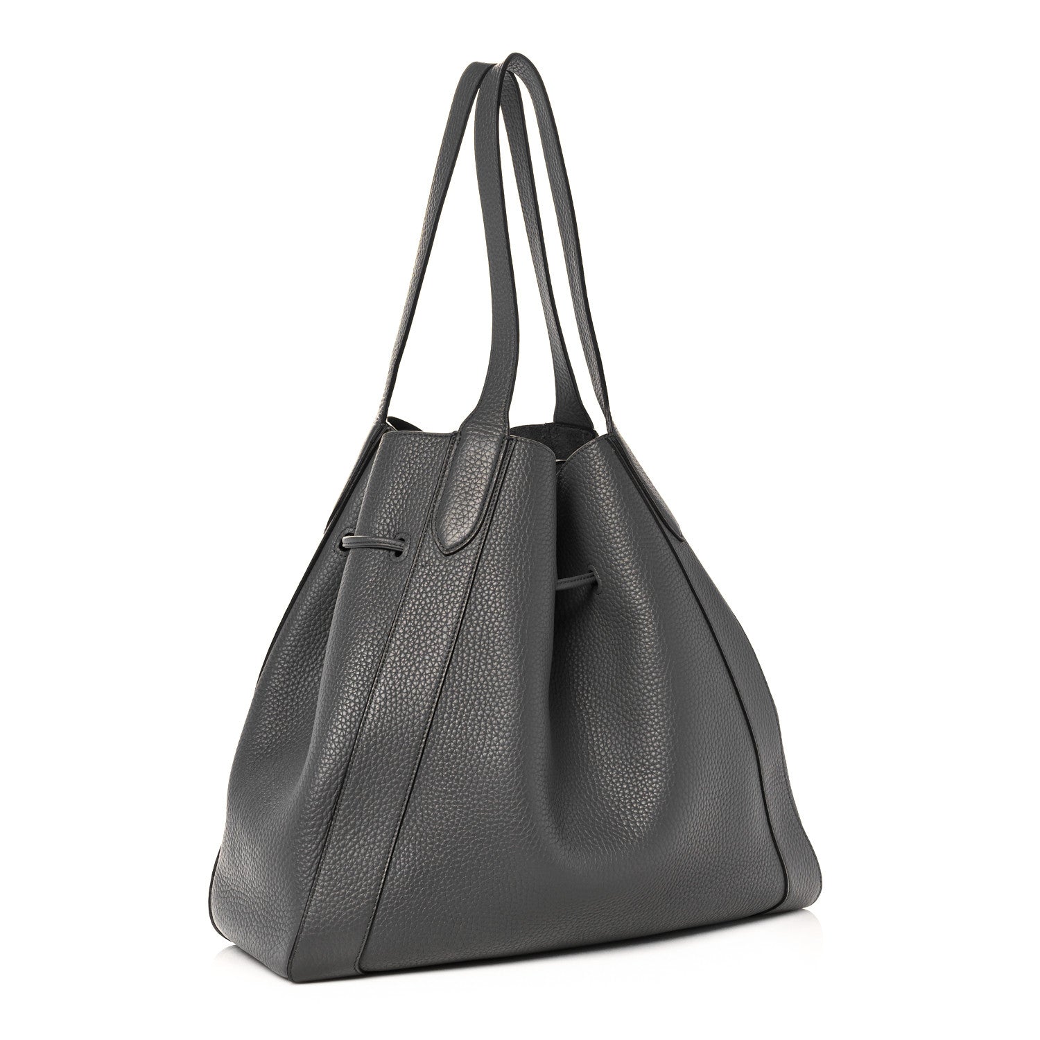 Mulberry Heavy Grain Calfskin Millie Tote Charcoal 4 of 10