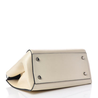 Celine Grained Calfskin Medium Edge Shoulder Bag Cream 4 of 18