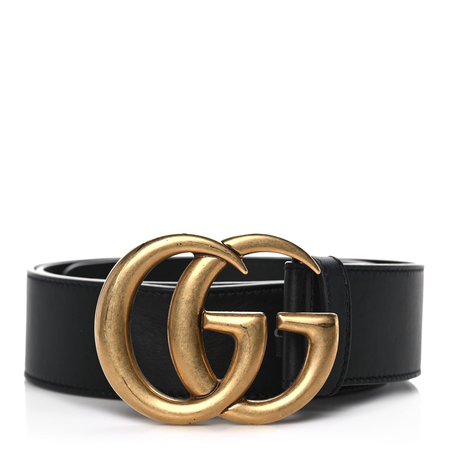 Gucci Calfskin Double G 40mm Belt 95 38 Black 1 of 6