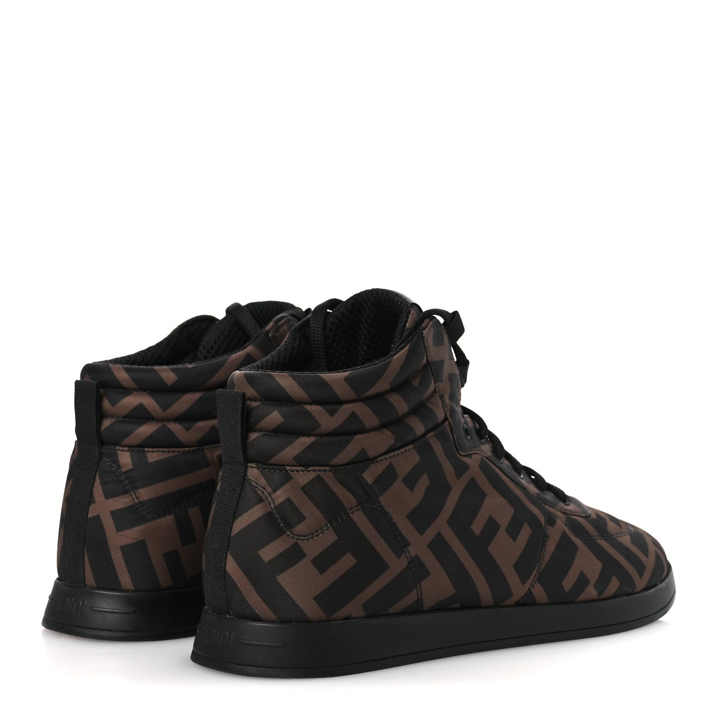 Nylon FF Reloaded High Top Sneakers 41 Tobacco Black