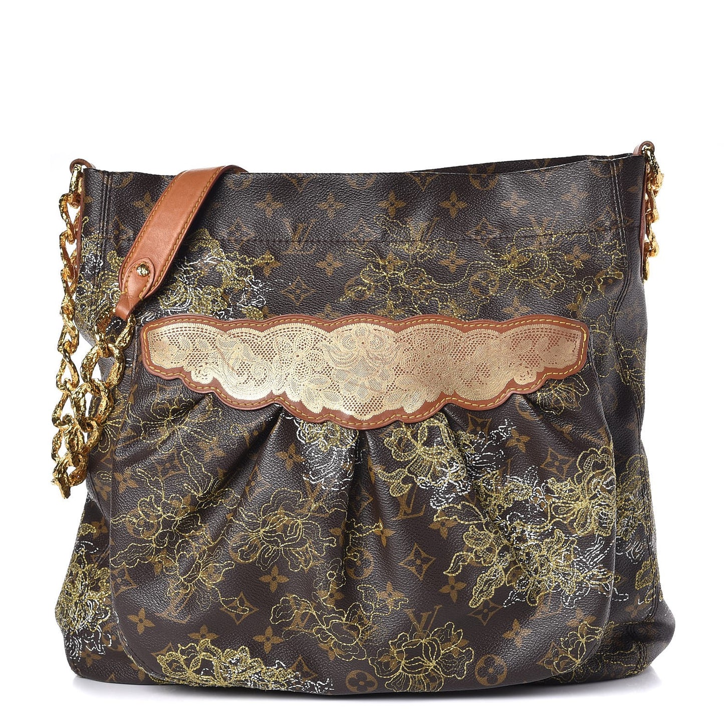 Monogram Dentelle Fersen Gold