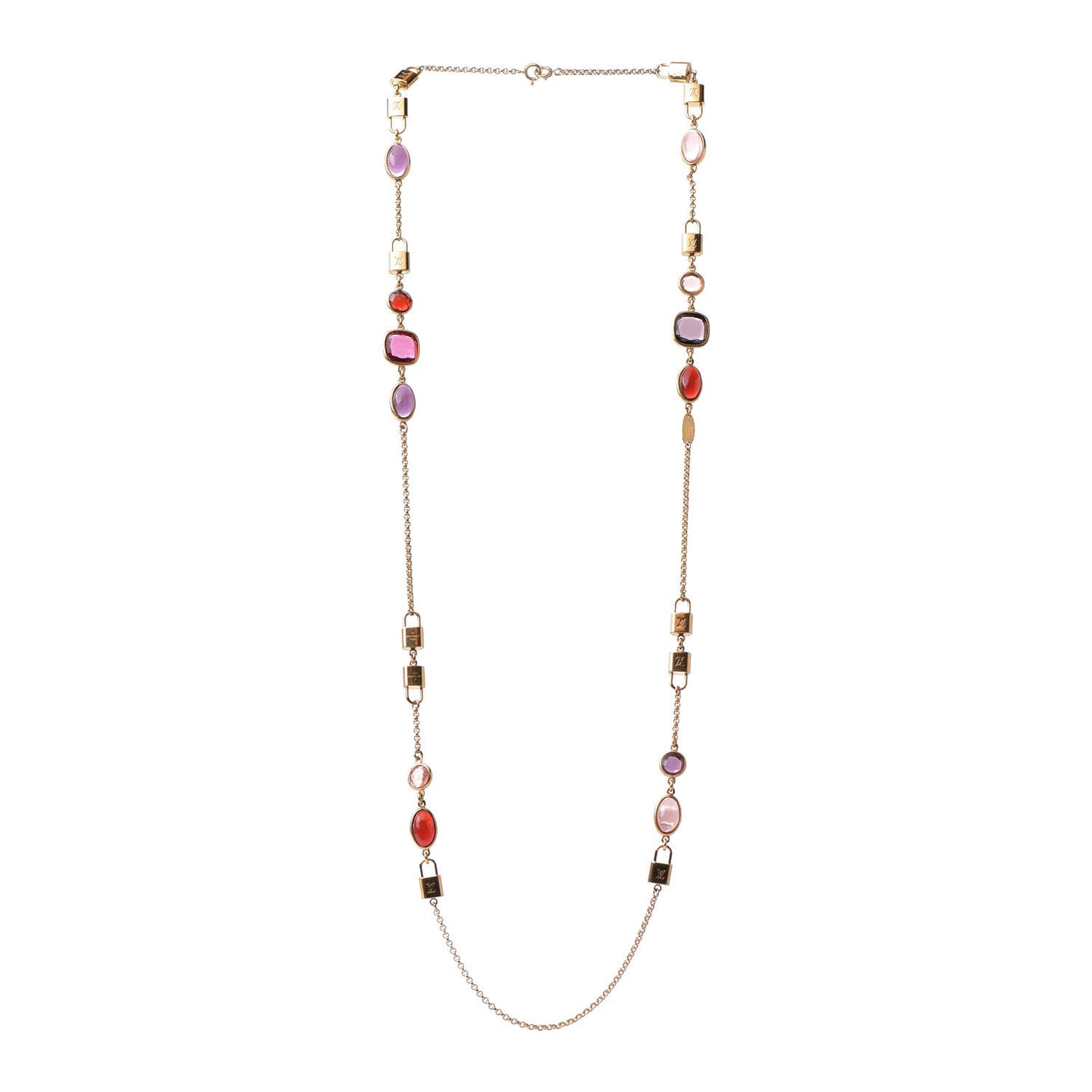 Colourgram Supple Long Necklace Gold