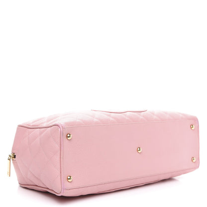 Chanel Caviar Quilted Large Bowler Pink 3 of 13