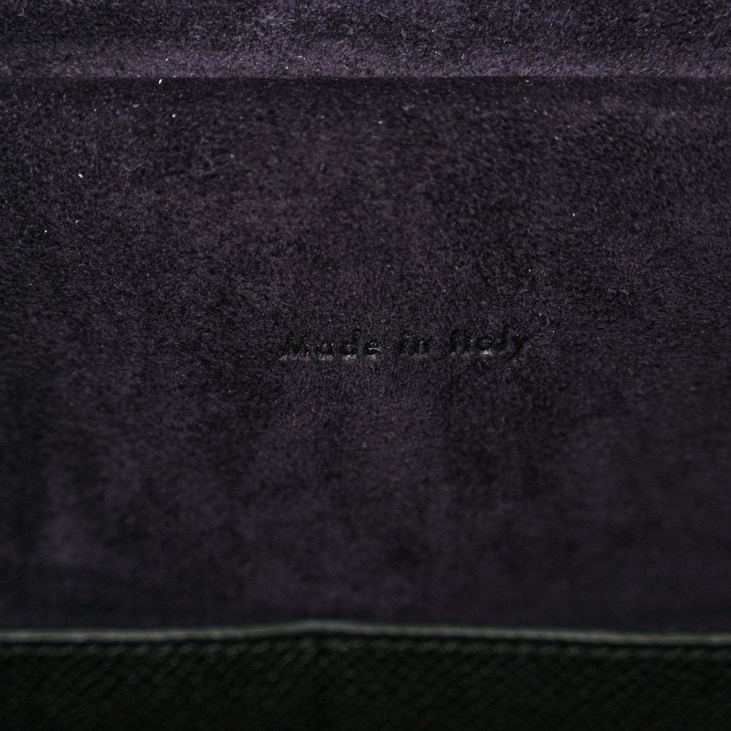 Grained Calfskin Mini Belt Bag Black