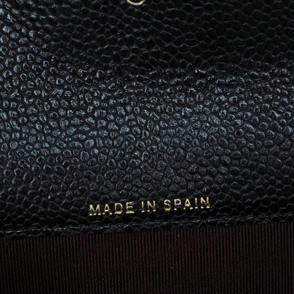Chanel Caviar Quilted Flap Card Holder Black 7 of 9