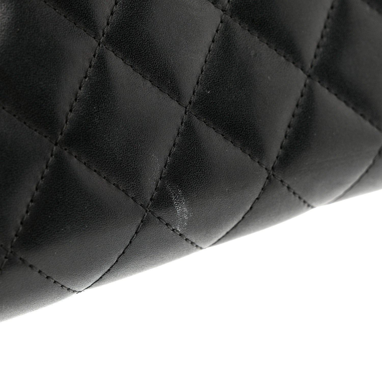 Chanel Calfskin Quilted Cambon Large Gusset Zip Around Wallet Black 10 of 12