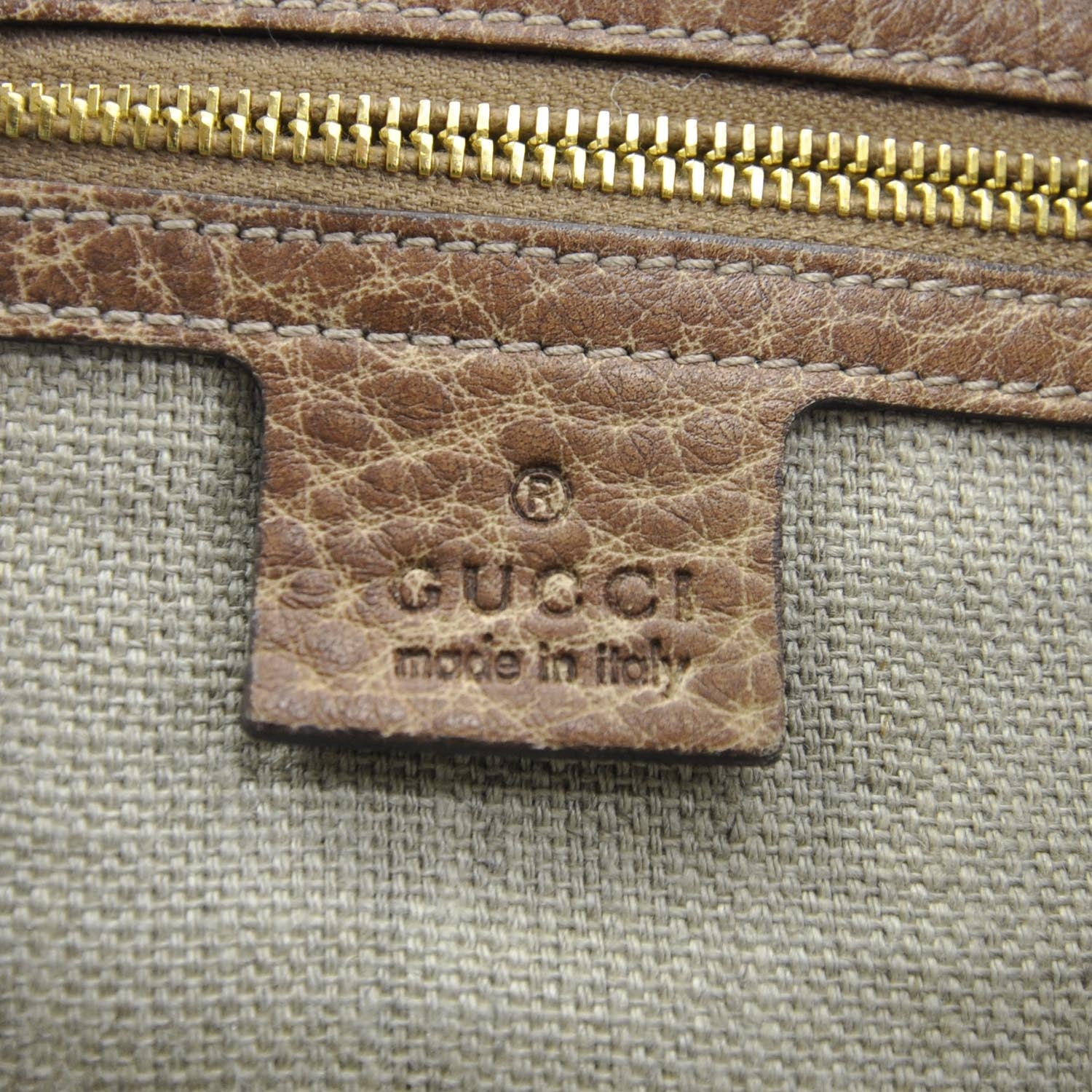 Gucci Guccissima Large New Jackie Hobo Natural Brown 8 of 10