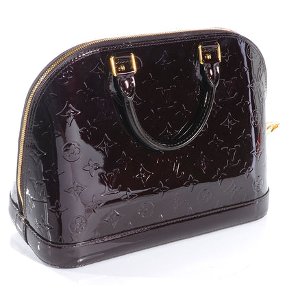 Louis Vuitton Vernis Alma PM Amarante 3 of 8