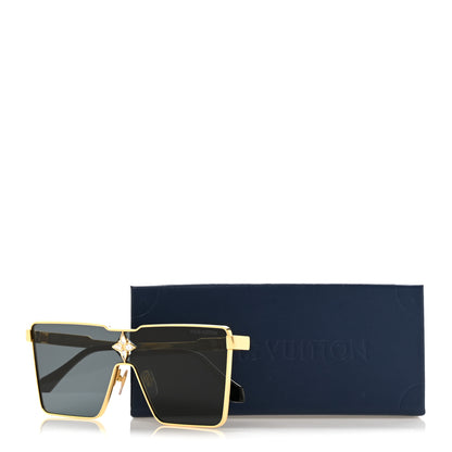 Louis Vuitton Acetate Swarovski Crystal Cyclone Sunglasses Z1700U Gold 8 of 8