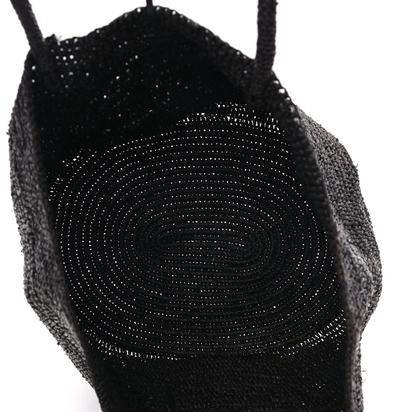 Raffia Oregon Bag Black