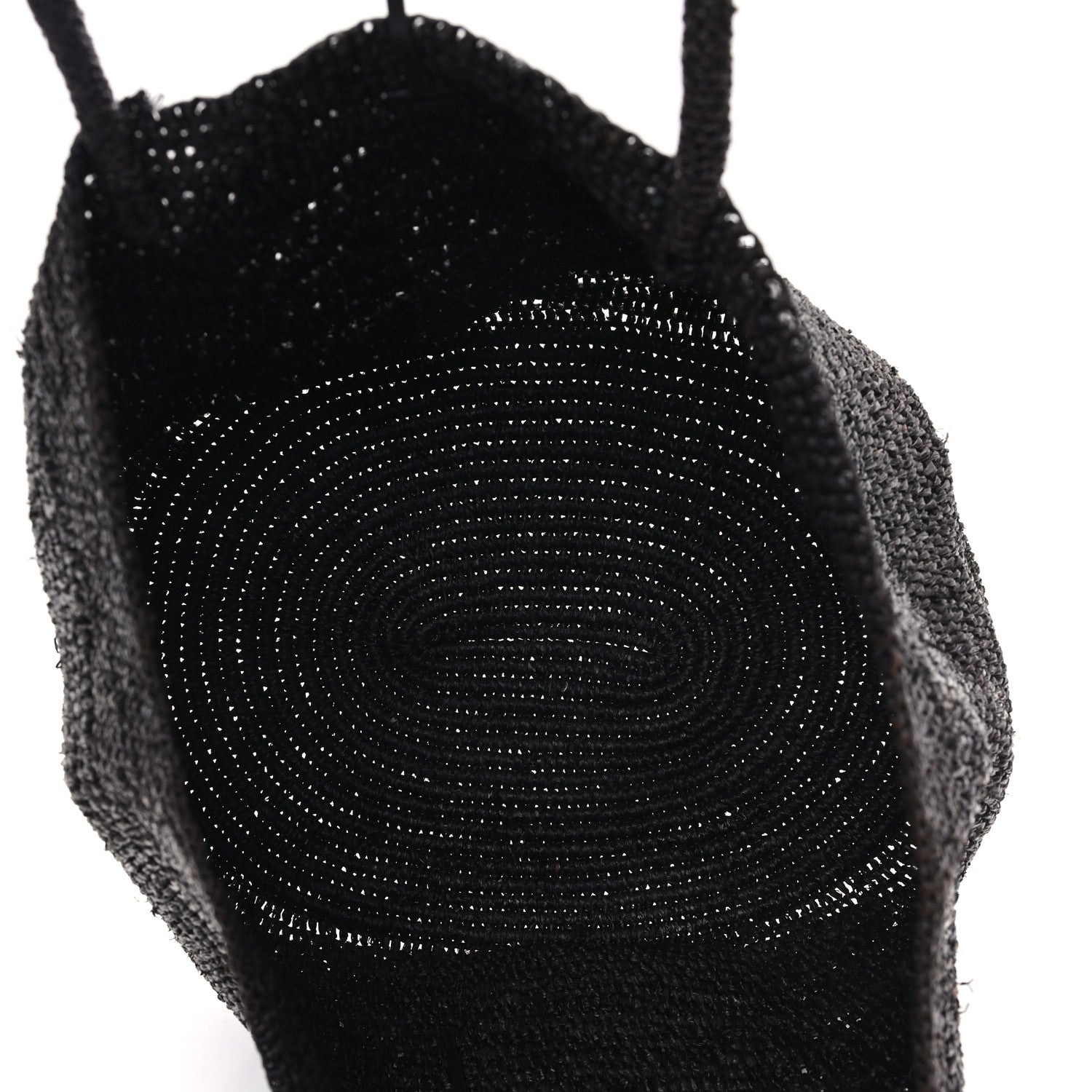 The Row Raffia Oregon Bag Black 6 of 12