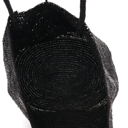 The Row Raffia Oregon Bag Black 6 of 12