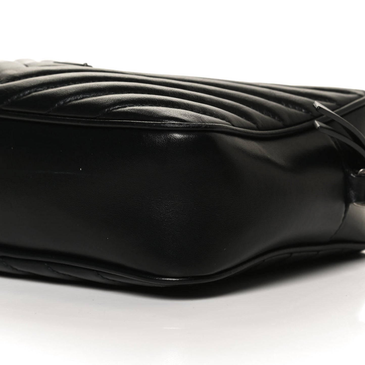 Calfskin Matelasse Monogram Lou Camera Bag Black