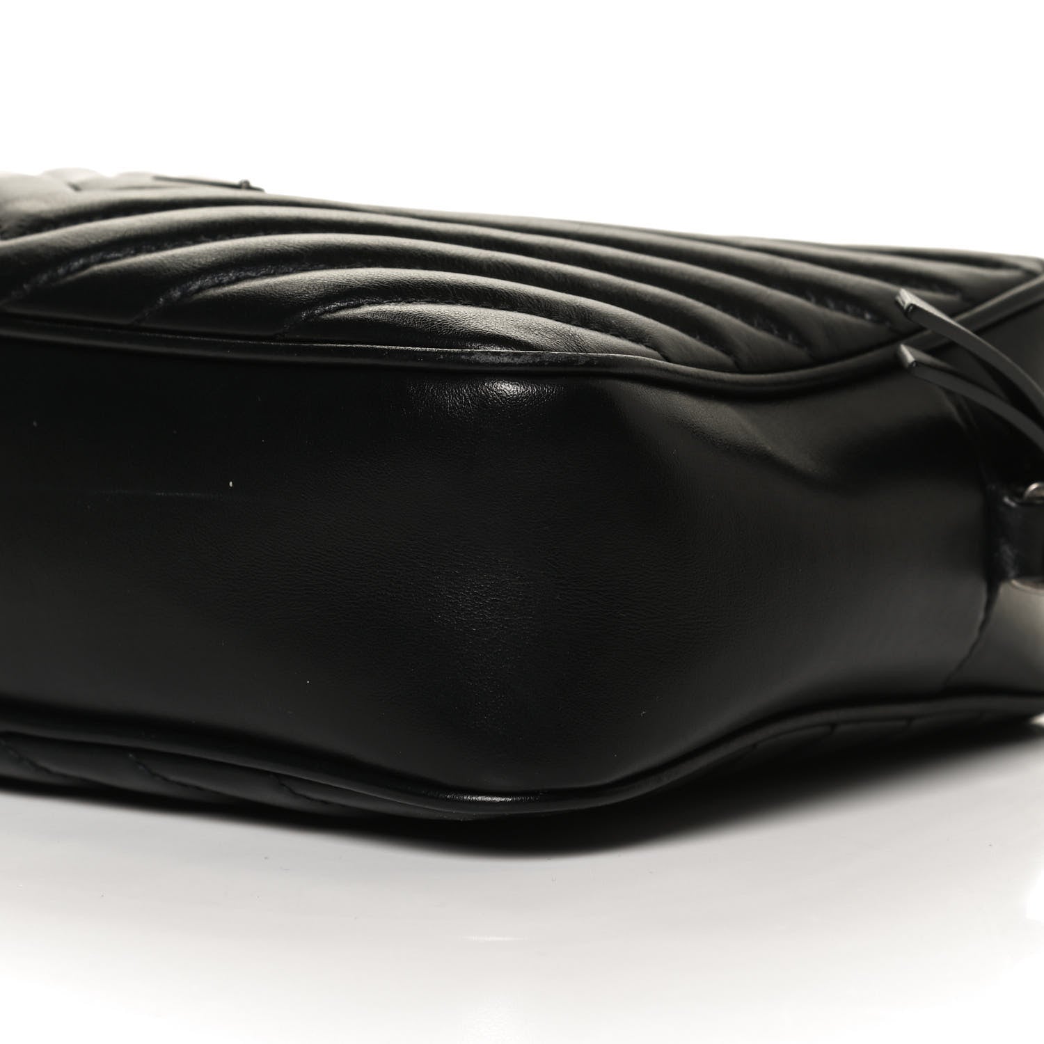 Saint Laurent Calfskin Matelasse Monogram Lou Camera Bag Black 10 of 13