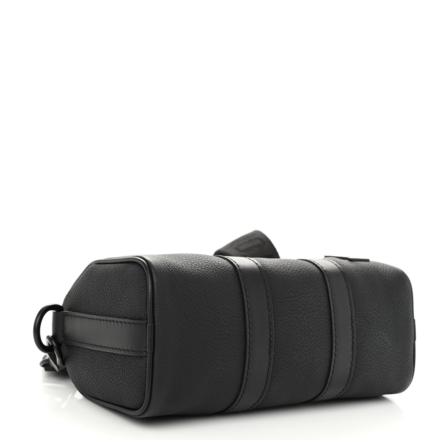 Louis Vuitton Grained Calfskin Aerogram Keepall XS Black 4 of 9