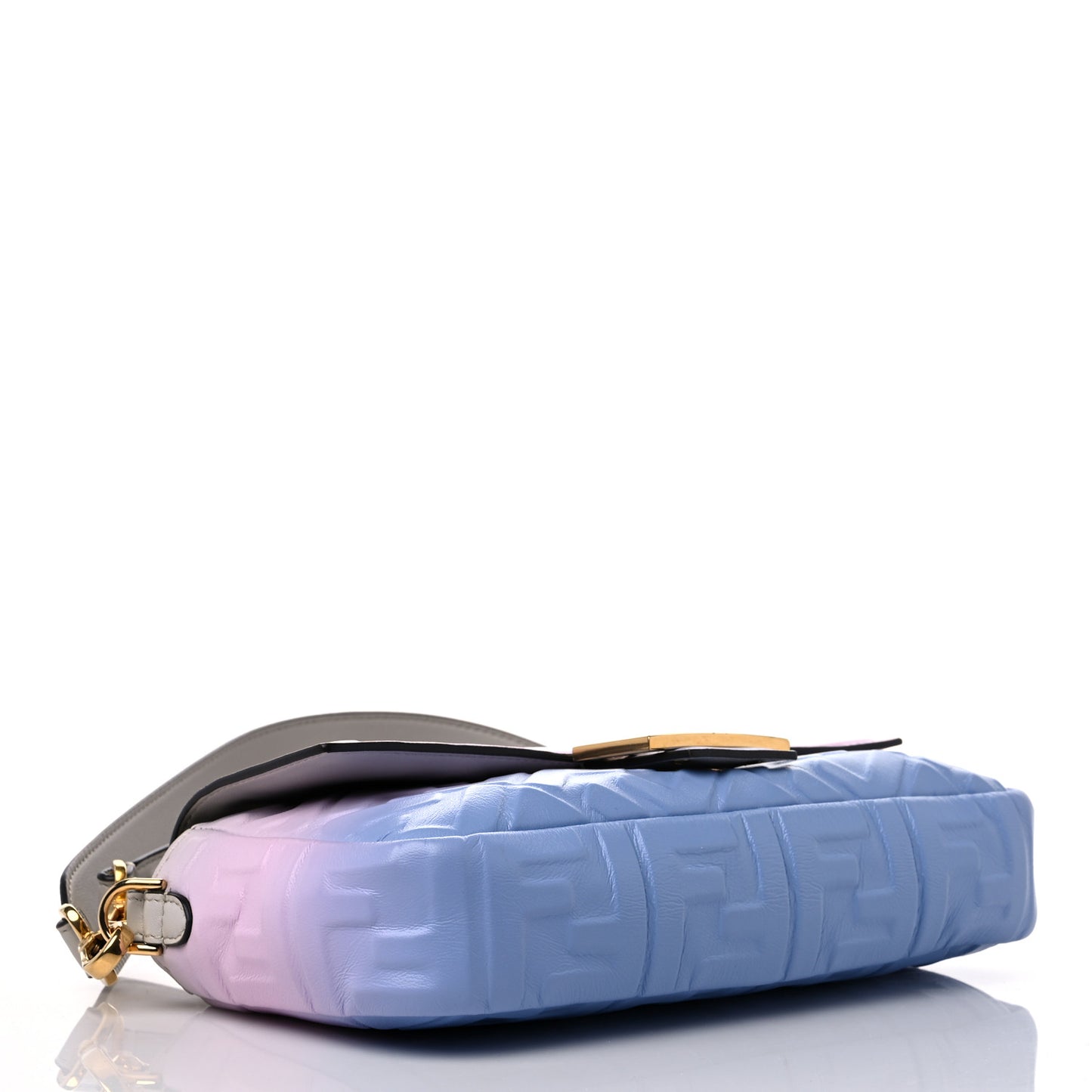 Nappa FF 1974 Embossed Baguette Pink Multicolor