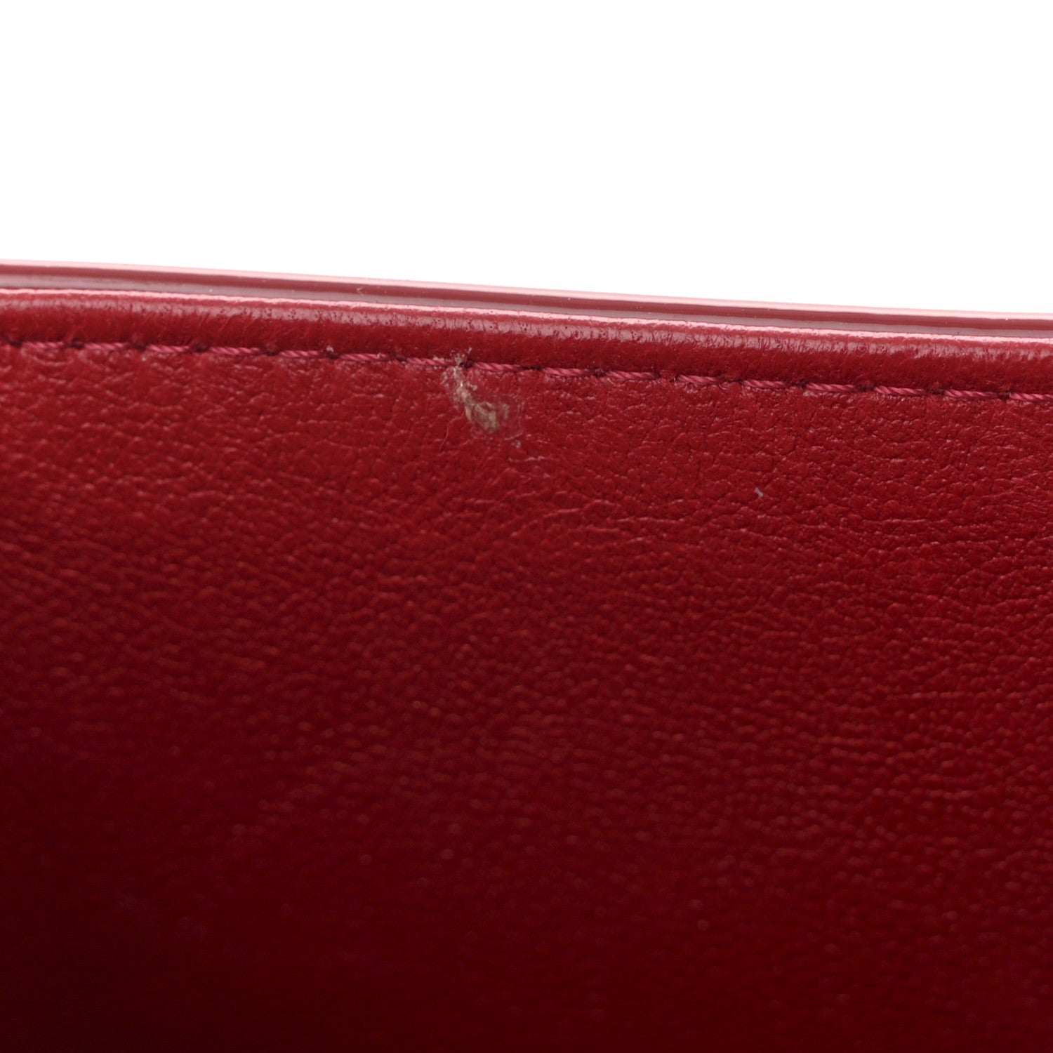 Chanel Patent Calfskin Small Camellia Flap Red 11 of 11
