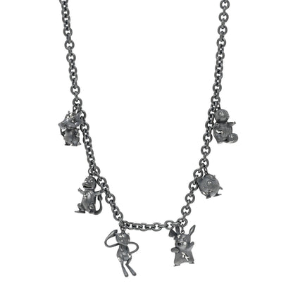 Tiffany X ARSHAM STUDIOS X POKEMON Sterling Silver Diamond Station Necklace 1 of 7