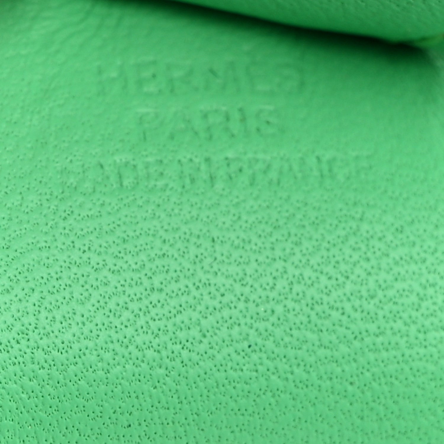Hermes Milo Lambskin Grigri Rodeo Horse Bag Charm PM Vert Comics 4 of 5