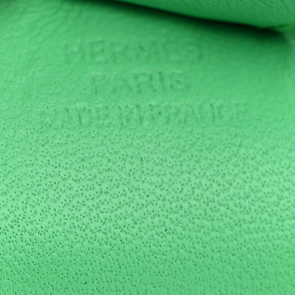 Hermes Milo Lambskin Grigri Rodeo Horse Bag Charm PM Vert Comics 4 of 5